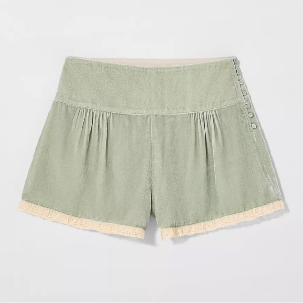 VELVET LACE SHORTS KATE MOSS X ZARA